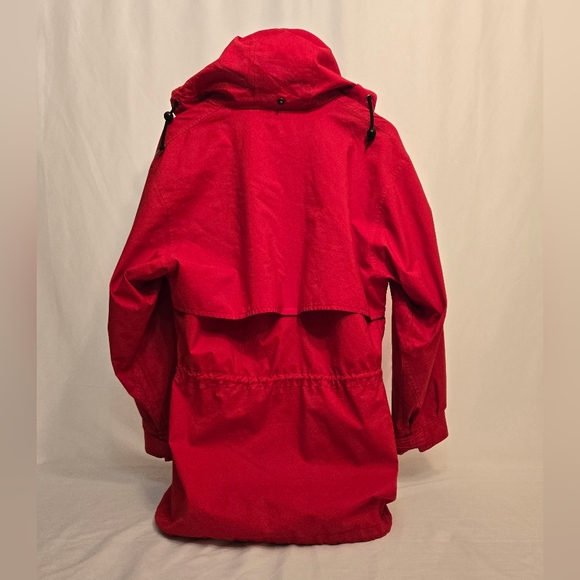 Vintage 90s Eddie Bauer Mens Teal Gore-Tex medium Rain Coat Jacket‎ Windbreaker - Picture 12 of 16